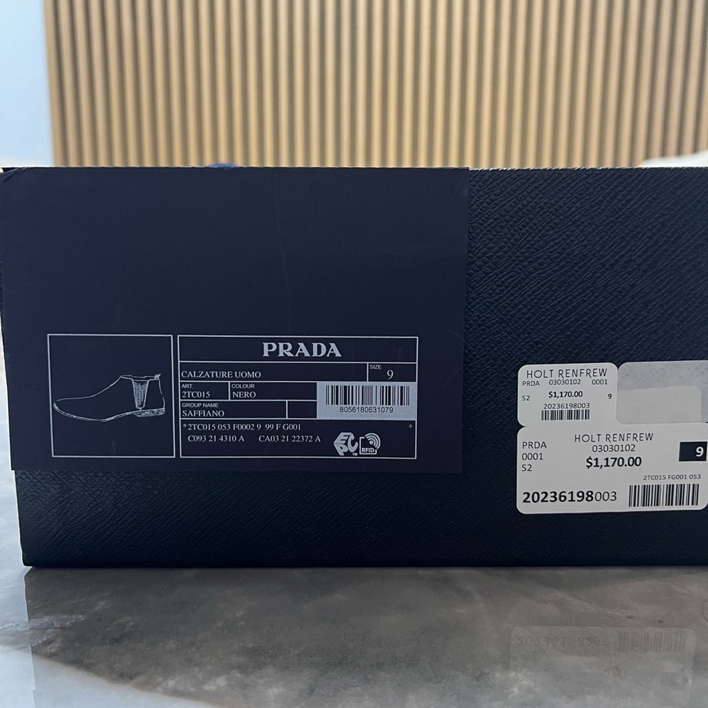 Prada Nero Men's Footwear